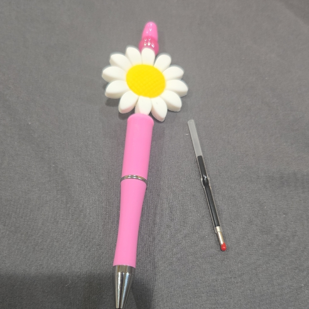 Pink Daisy Pen